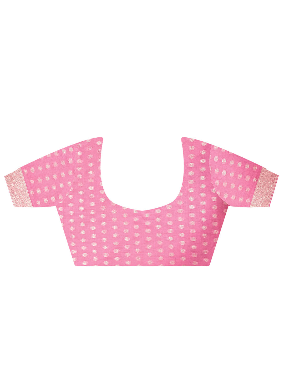 Pink Jamdani Cotton Saree