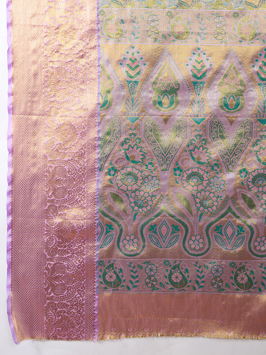 Green Gold Banarasi Saree