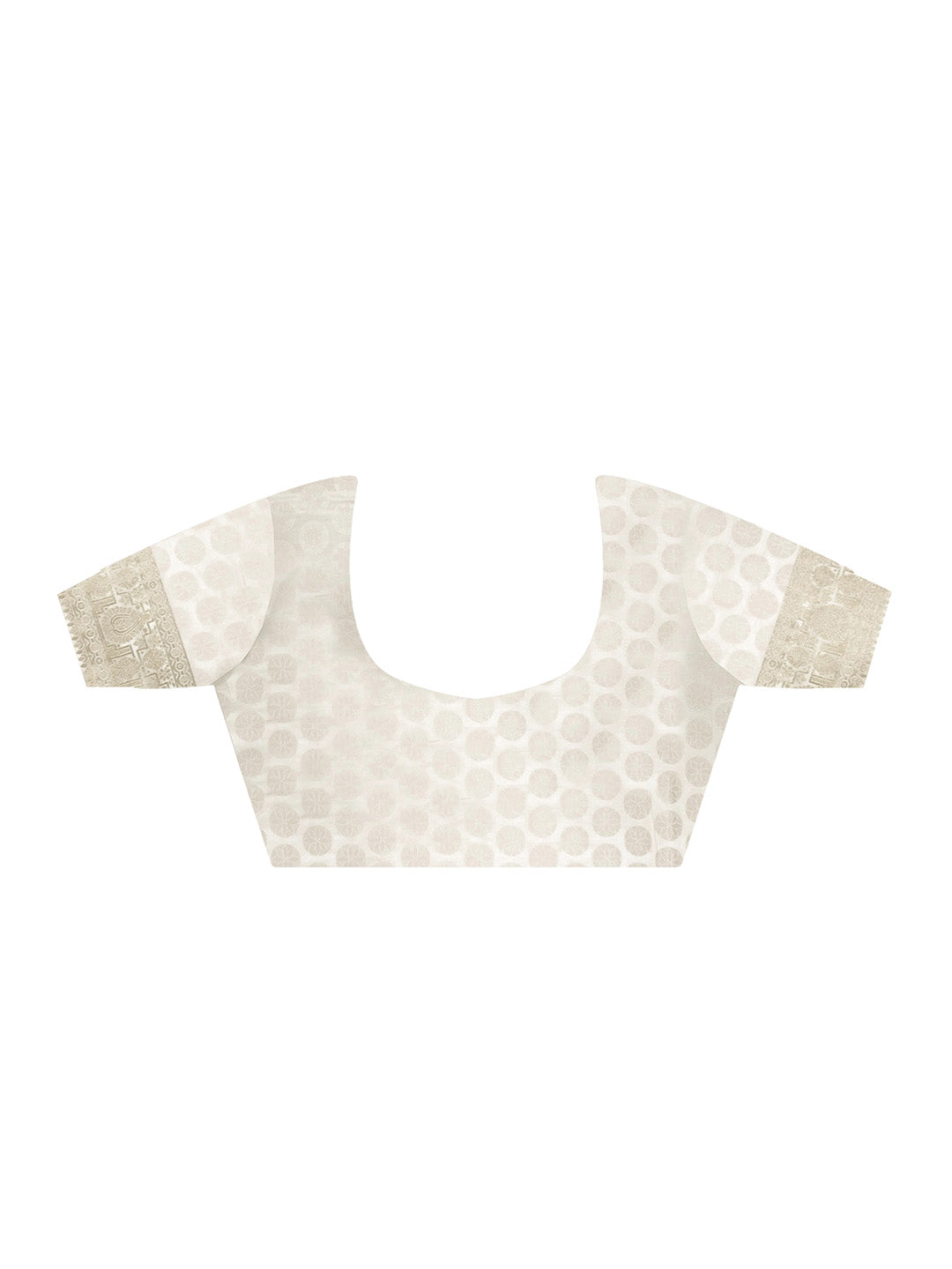 Beige Pure Satin Silk Saree