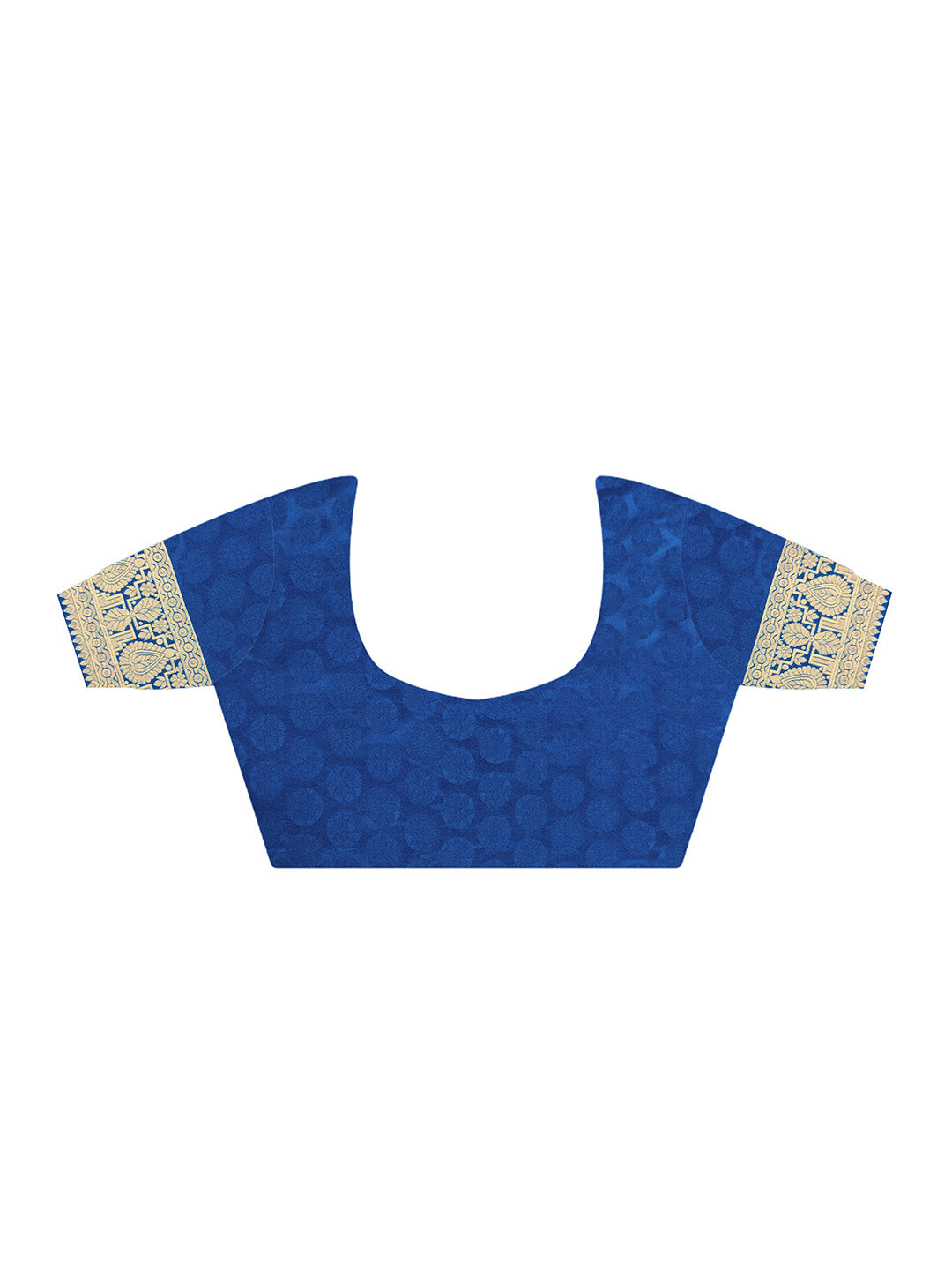 Navy Blue Pure Satin Silk Saree