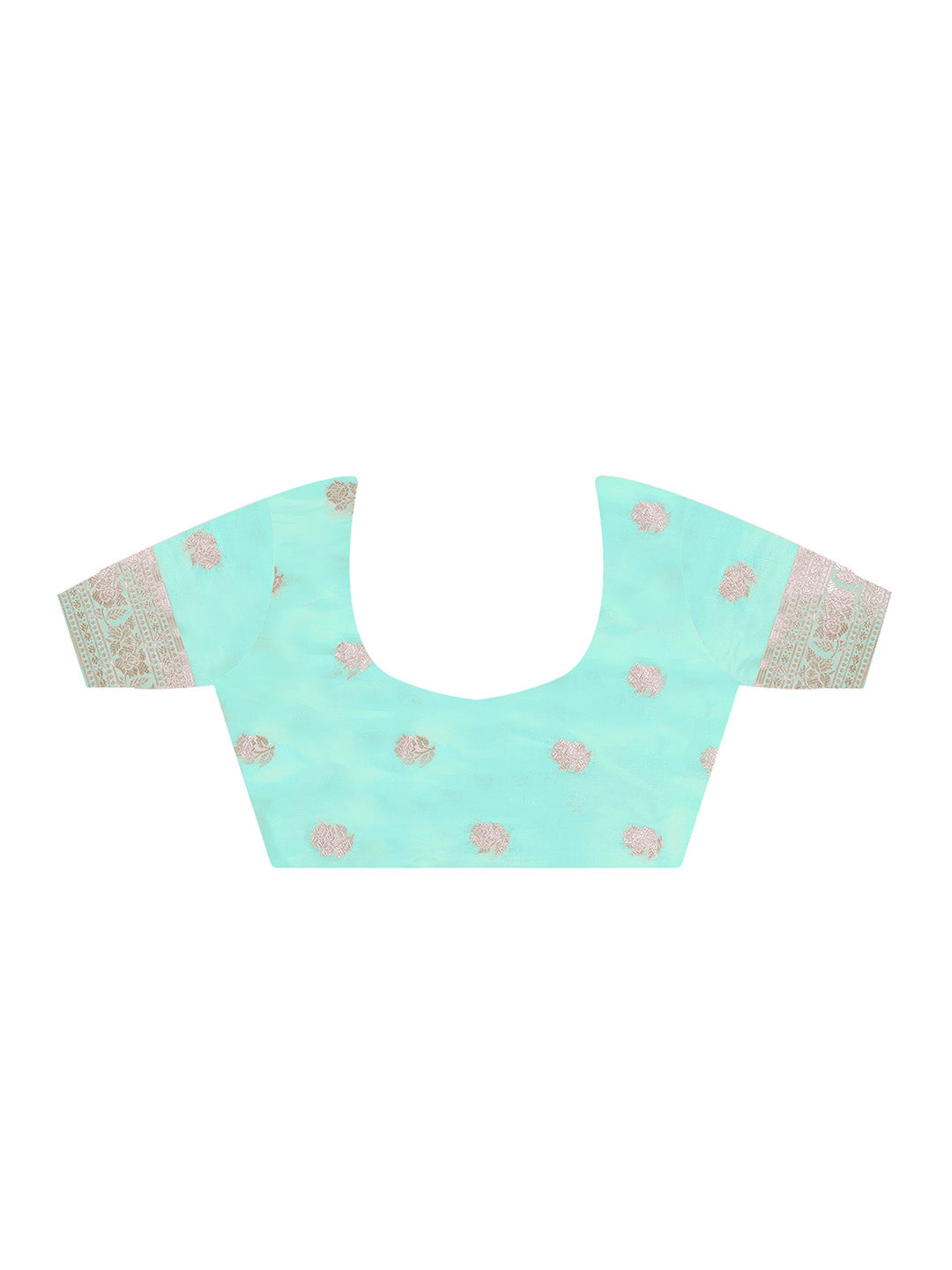 Blue Katan Silk Saree