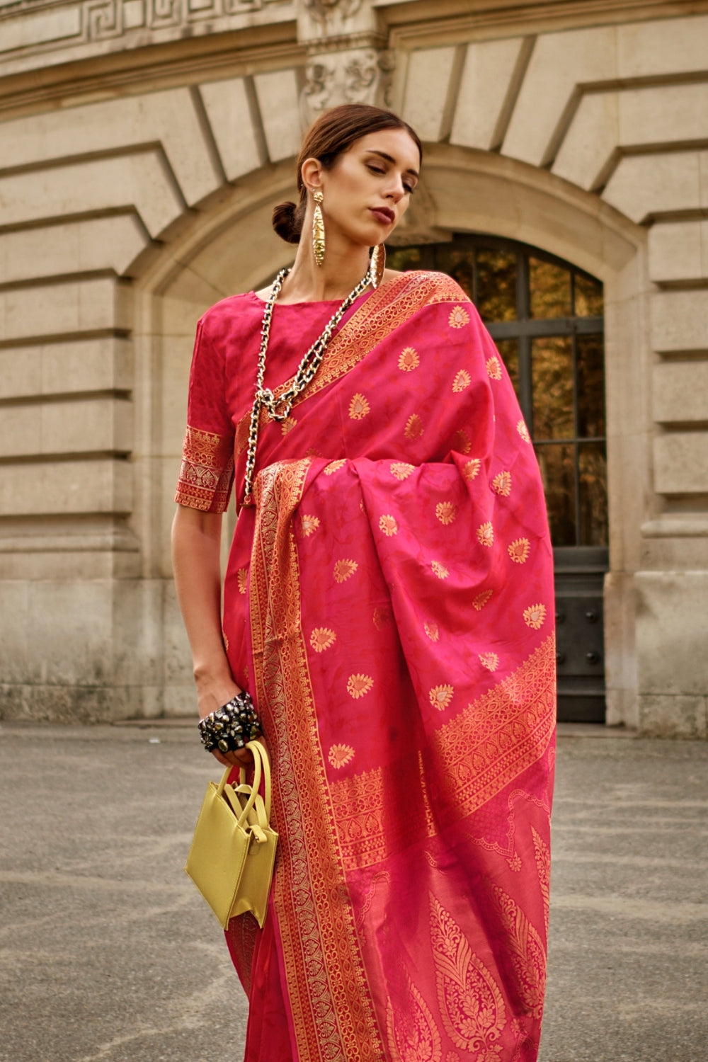 Red Soft Silk Saree