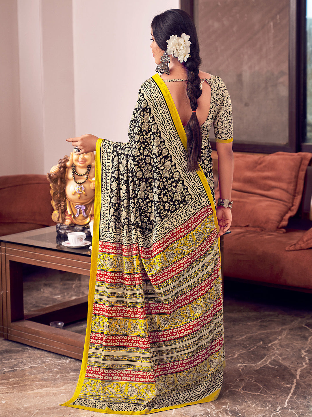 Multi Colour Mulmul Cottons Saree