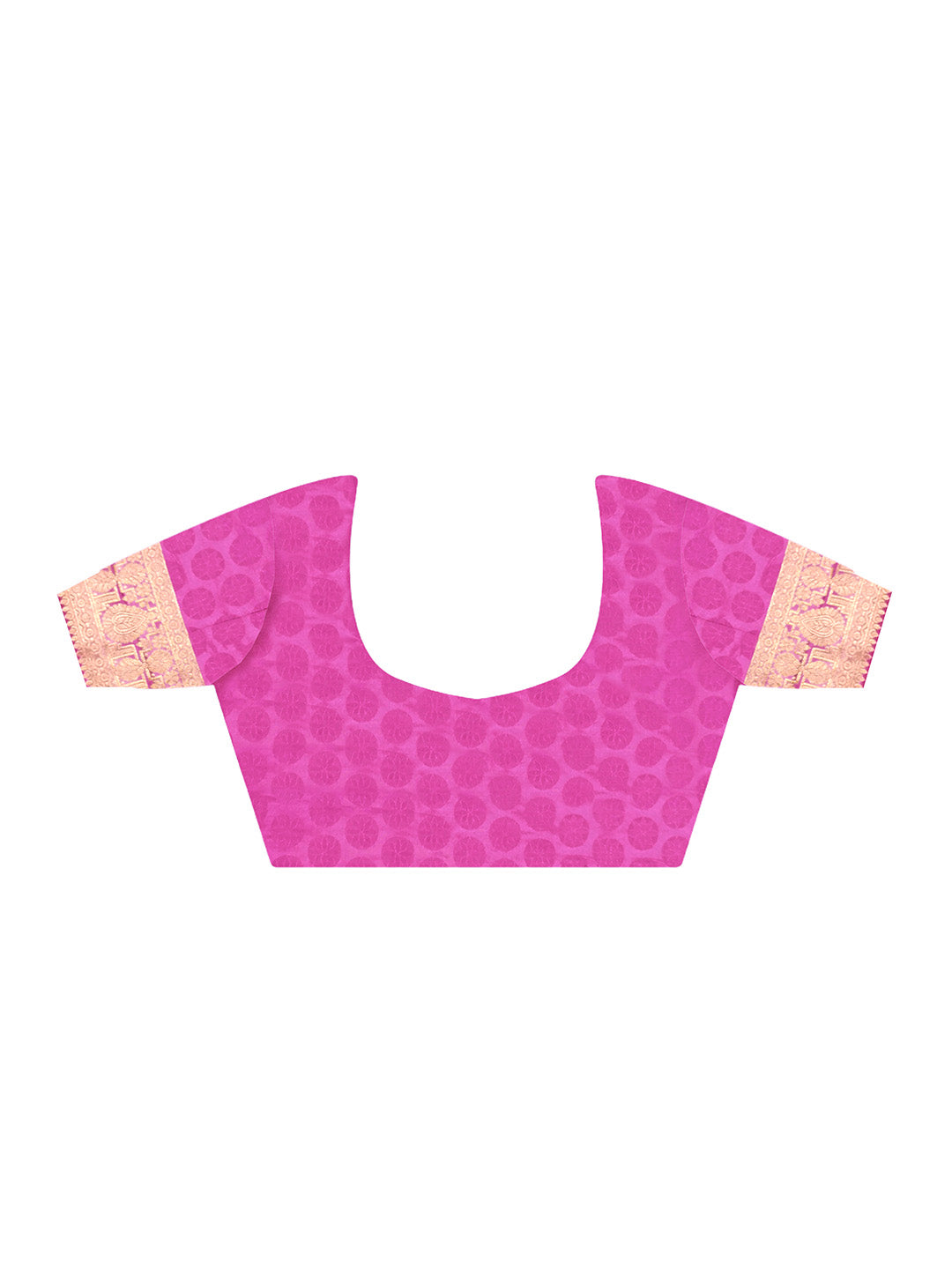 Marron Pure Satin Silk Saree