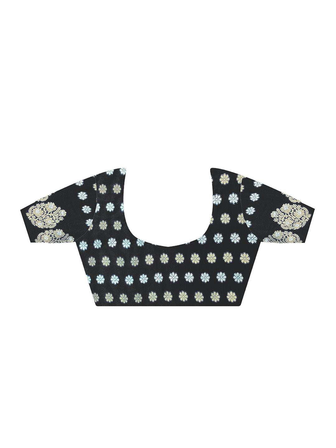 Black Pure Satin Saree