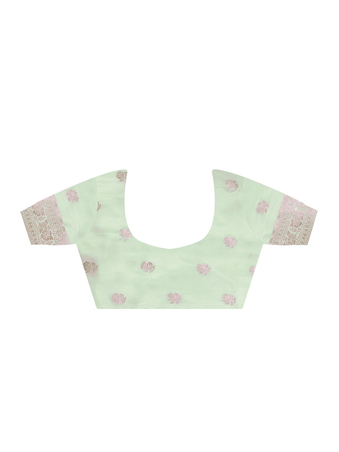 Lime Green Katan Silk Saree