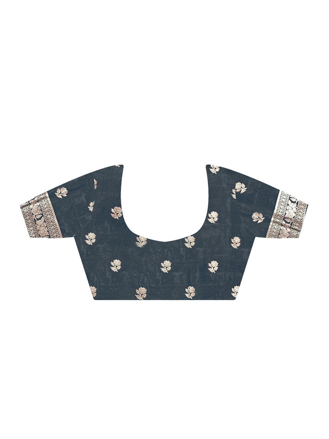 Black Katan Silk Saree