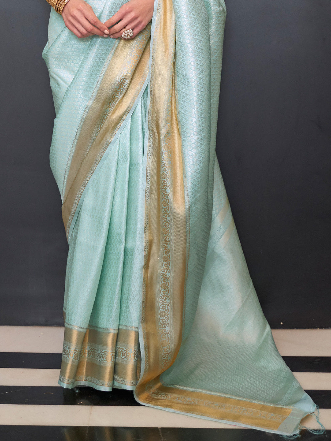 Green Kanjeevaram Saree