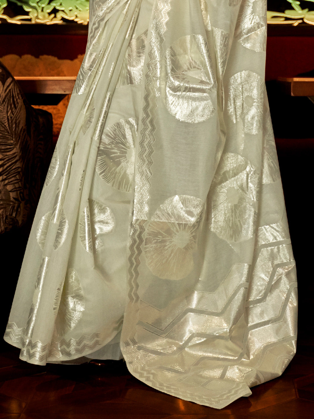 Light Green Organza Saree