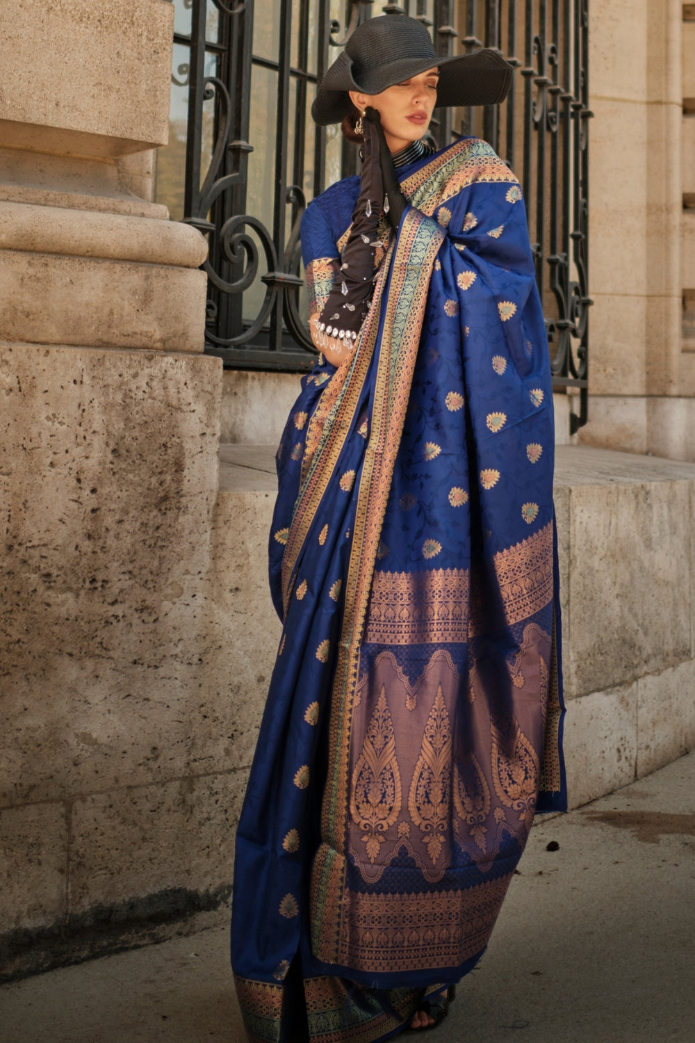 Blue Soft Silk Saree