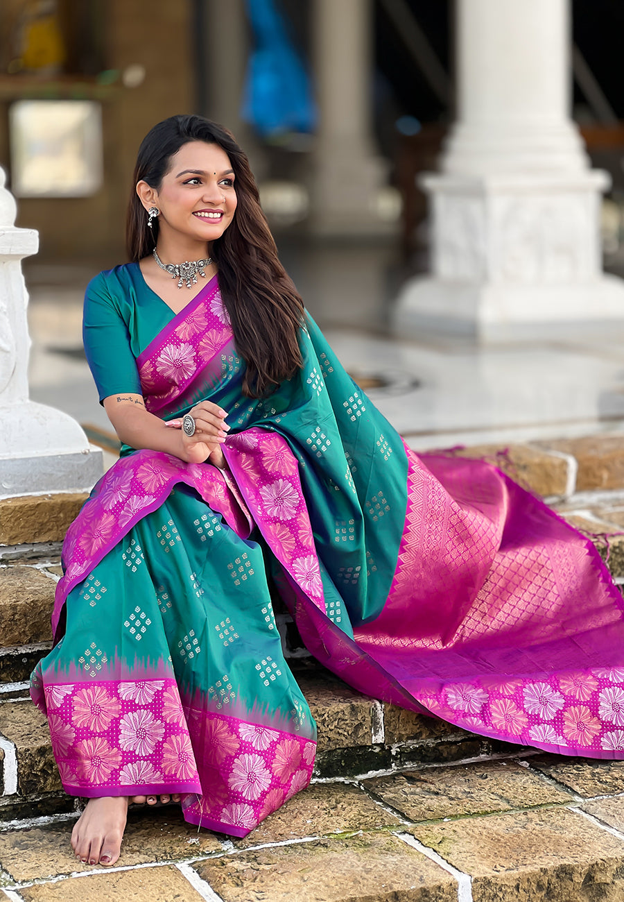 Blush Pink Soft Silk Saree