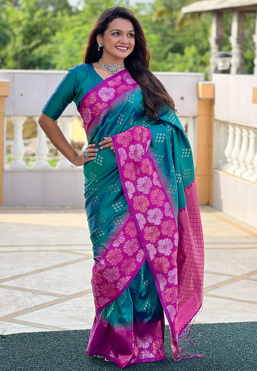 Blush Pink Soft Silk Saree