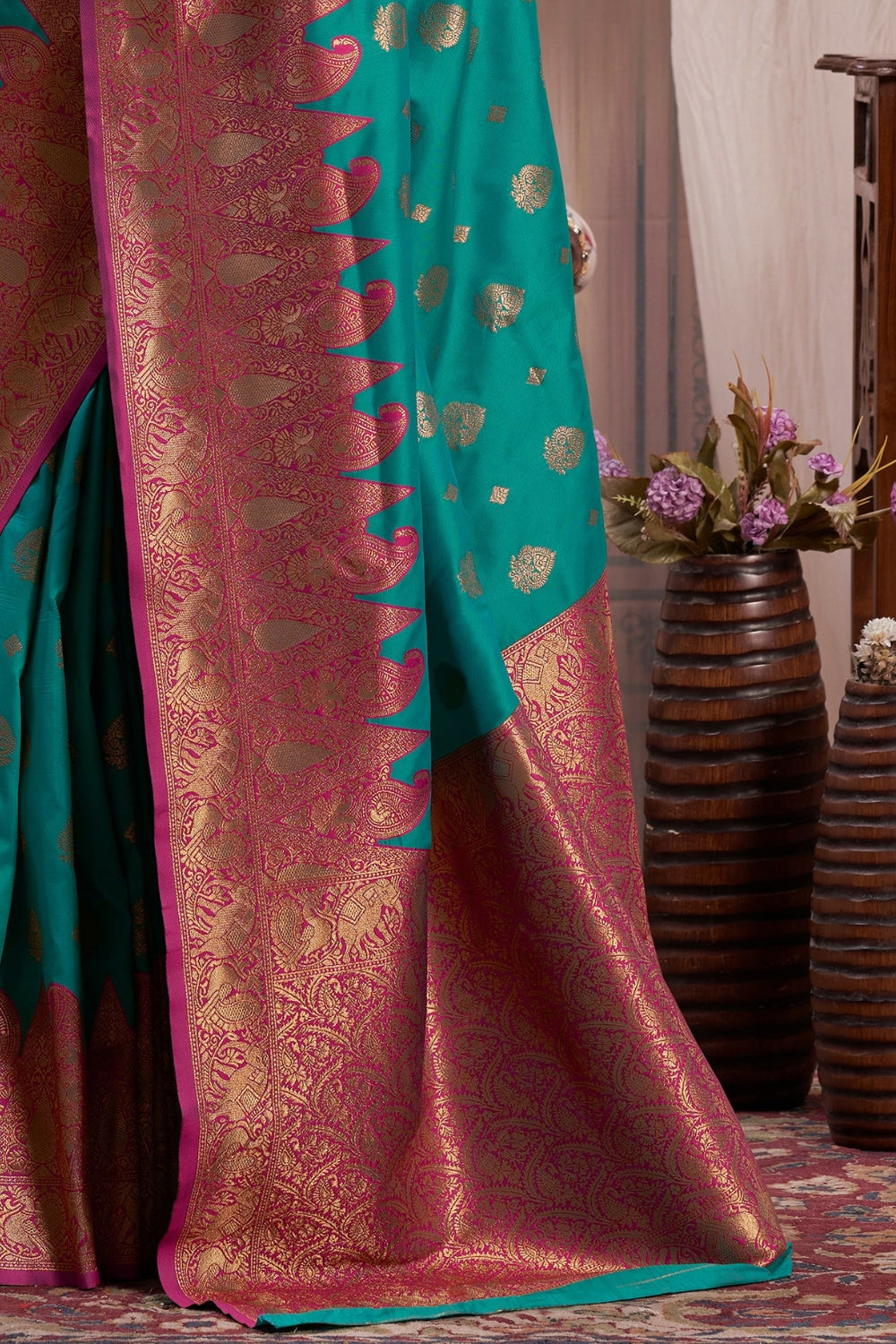 Green Soft Silk Saree