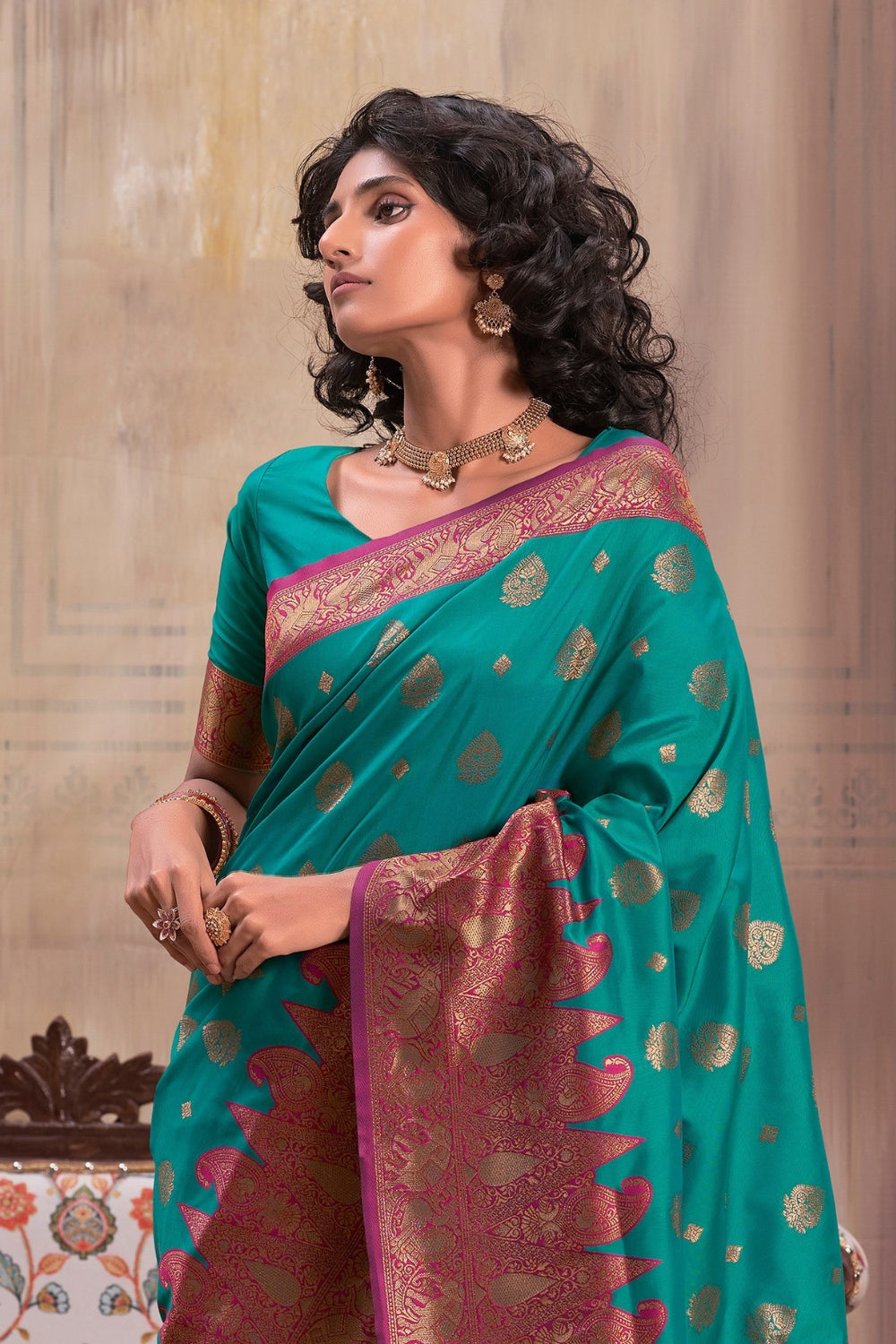 Green Soft Silk Saree