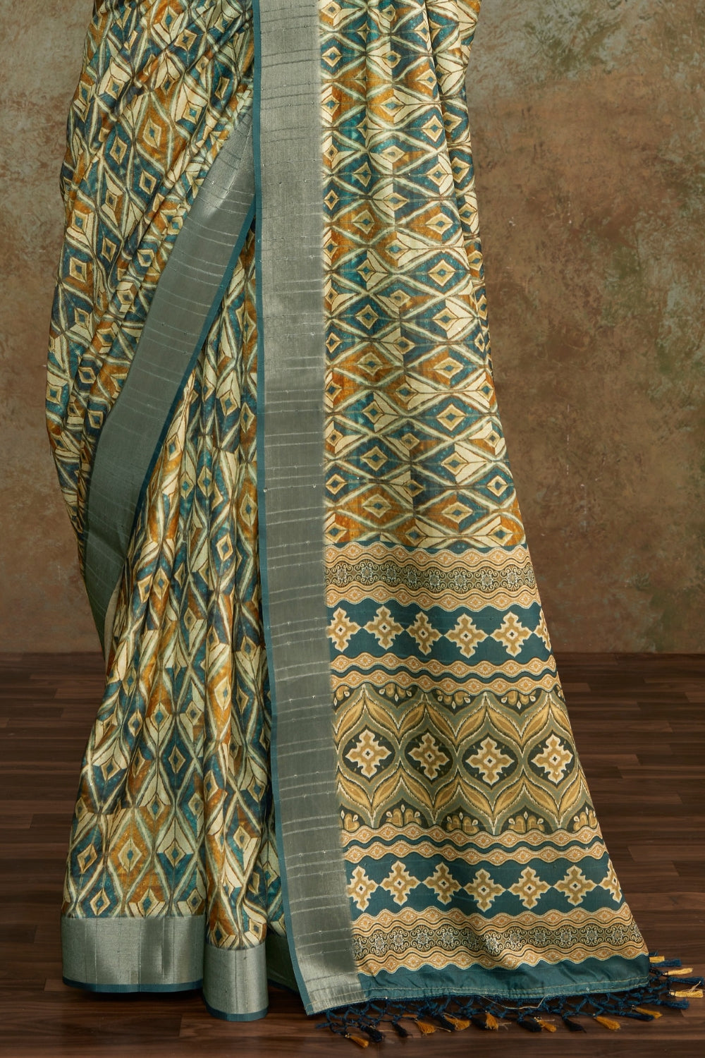 Multi Handloom Silk Saree
