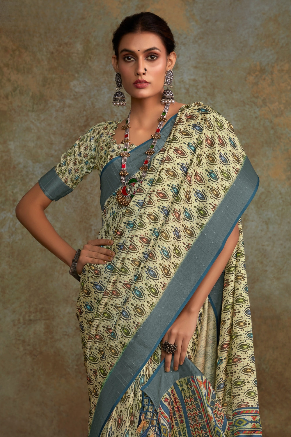 Green Handloom Silk Saree