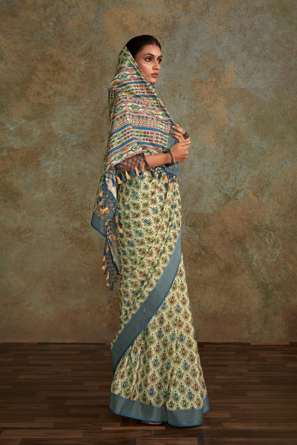Green Handloom Silk Saree