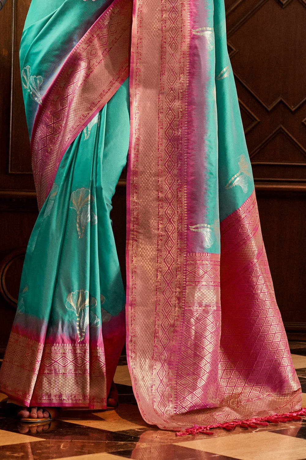 Blue Soft Silk Saree