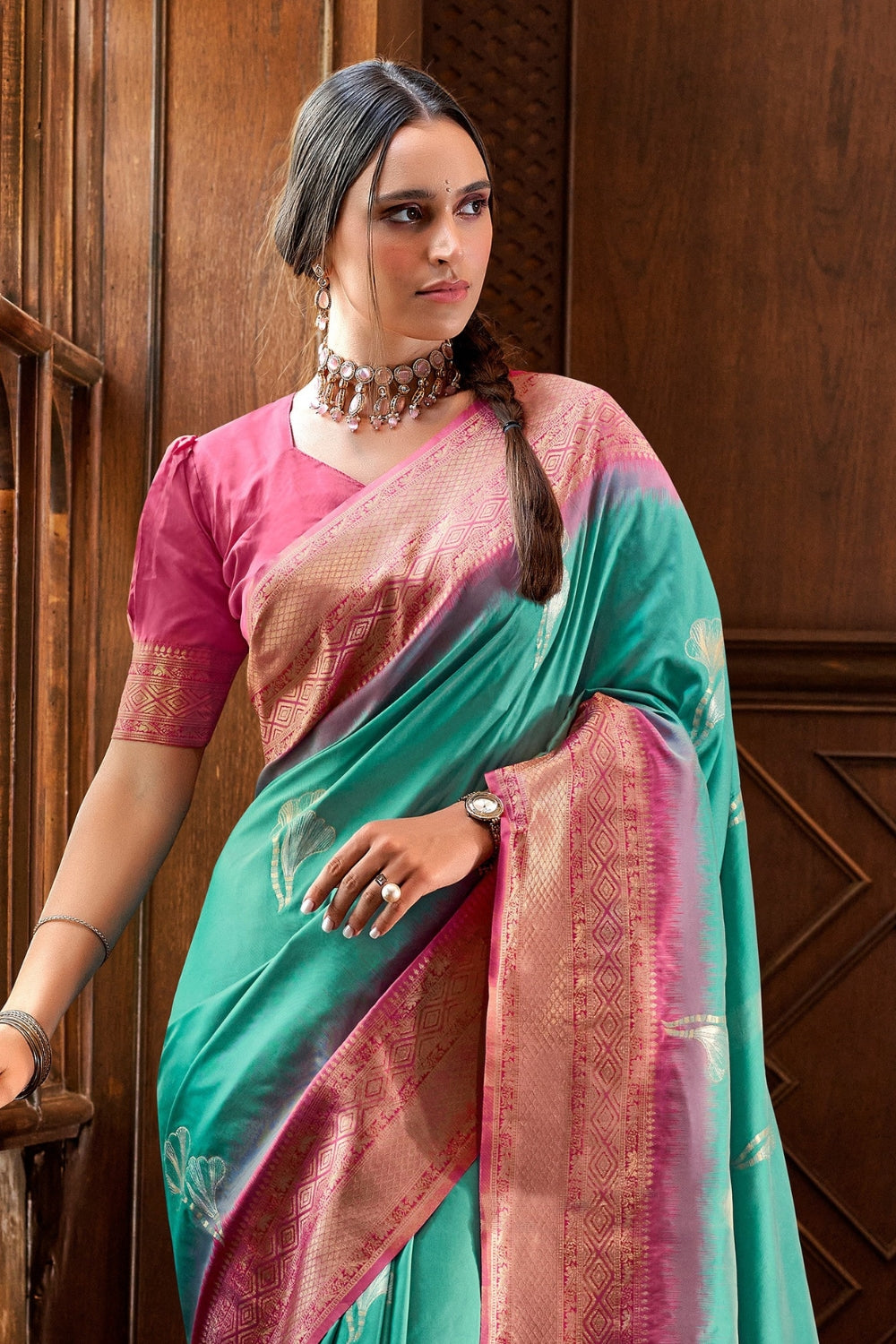 Blue Soft Silk Saree