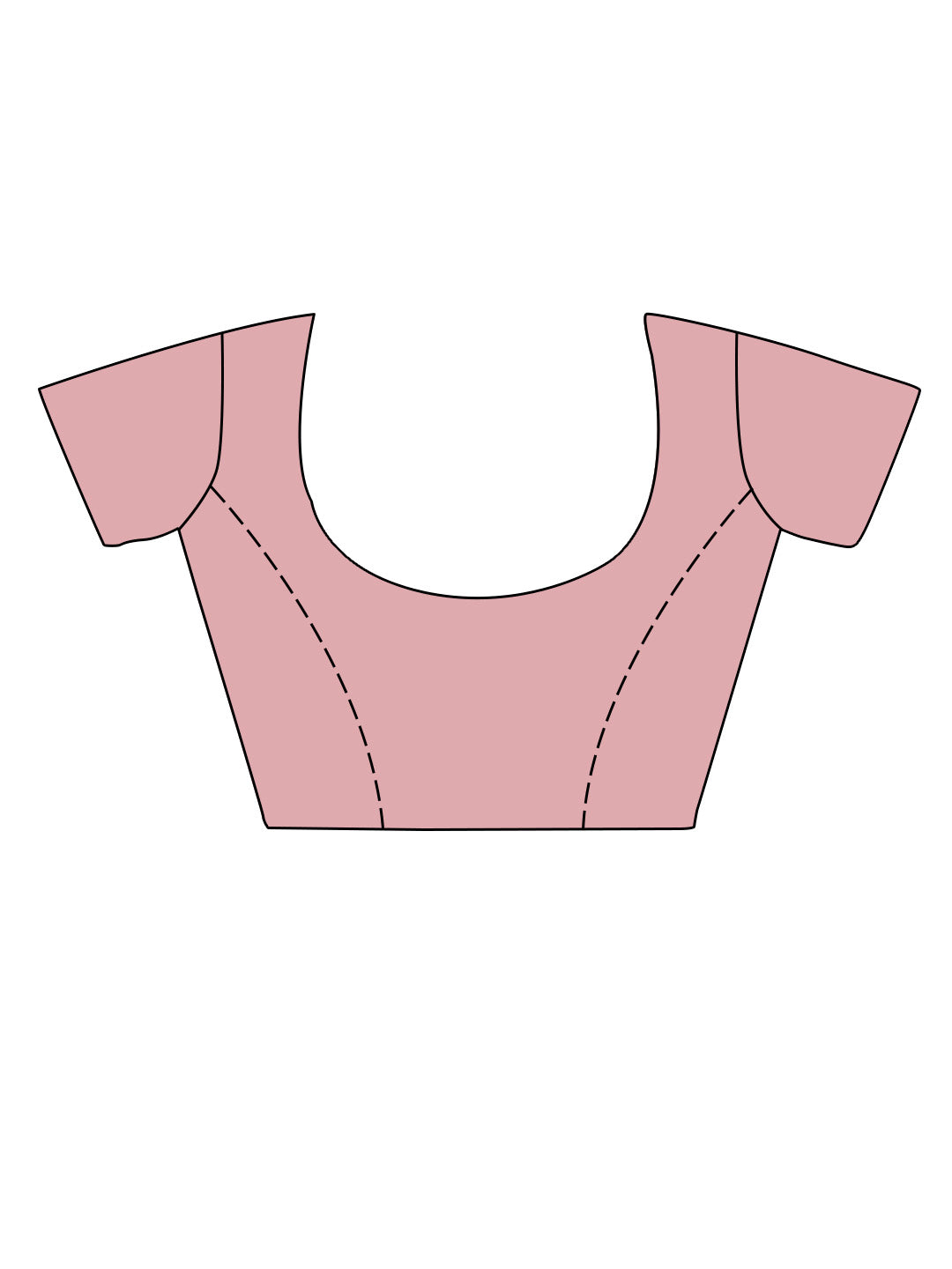 Blue Pink Linen Silk Saree