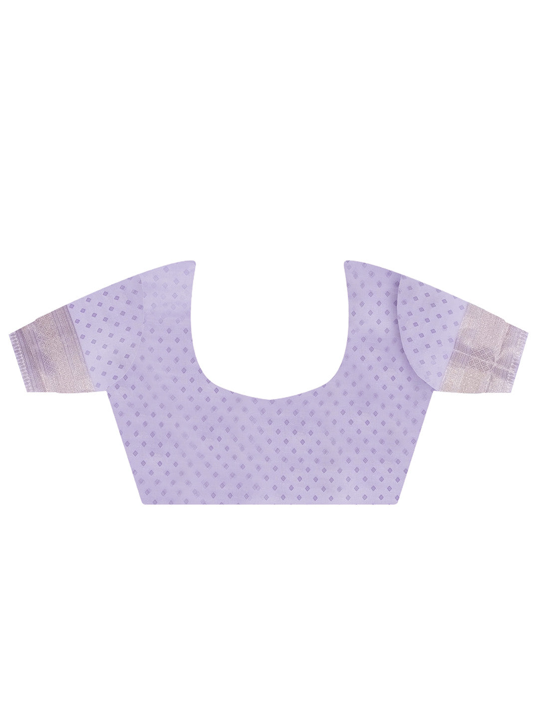 Lavender Satin Saree