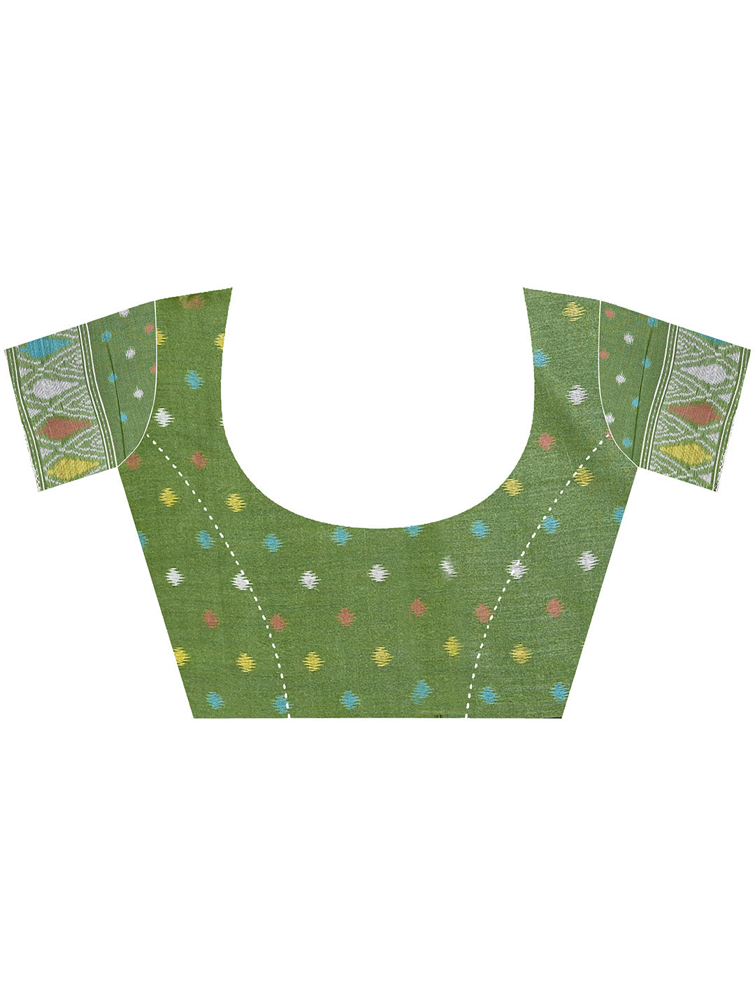 Mango Yellow Patola Silk Saree