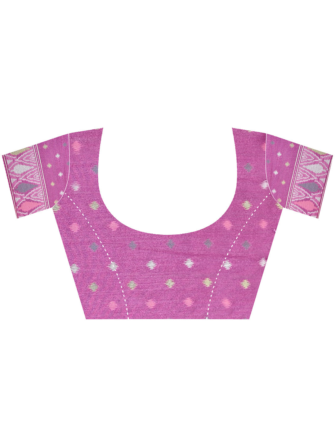 Cherry Pink Patola Silk Saree