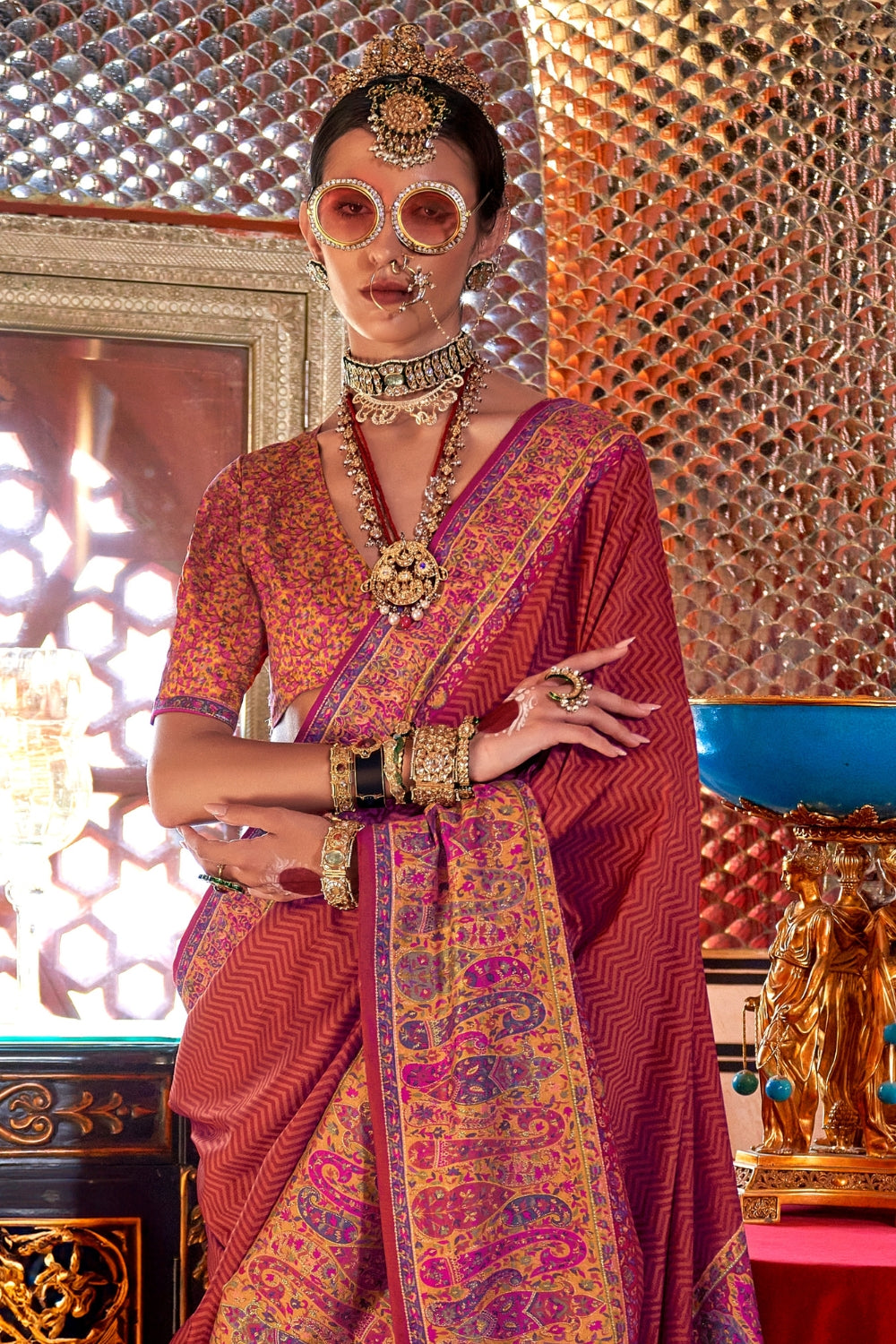 Red Patola Silk Saree