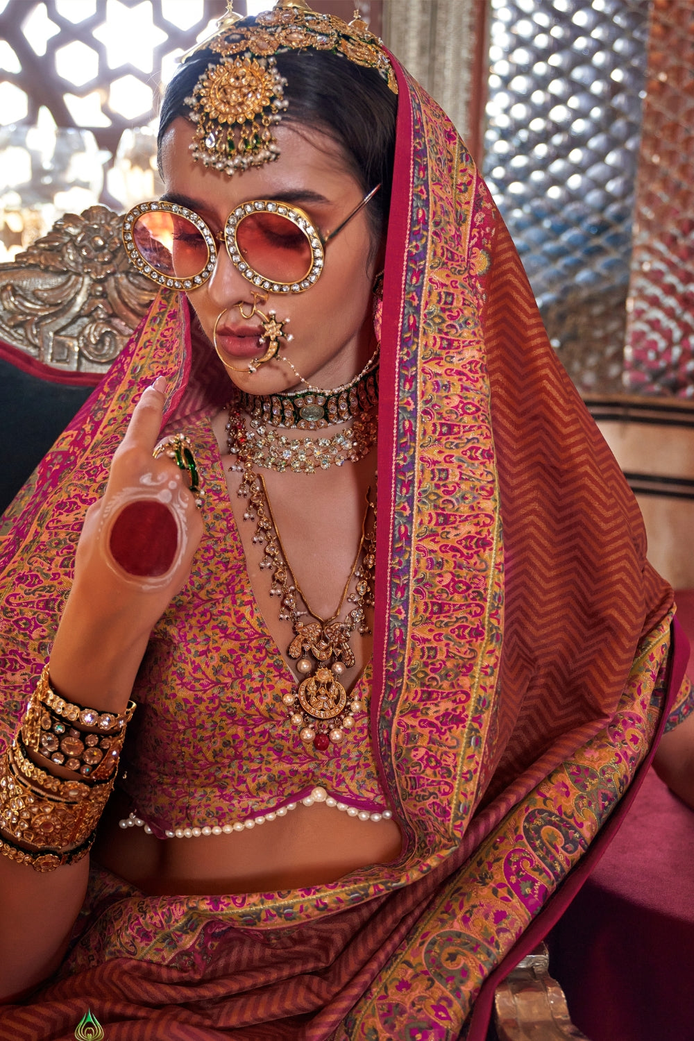Red Patola Silk Saree