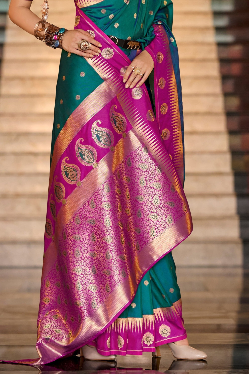 Green Soft Silk Saree