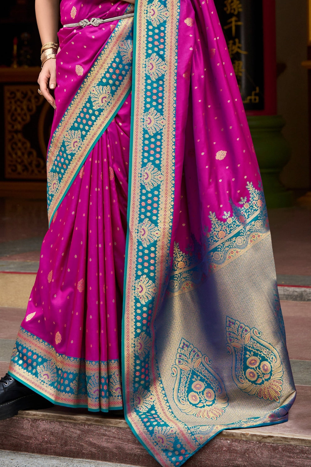 Purple Soft Silk Saree