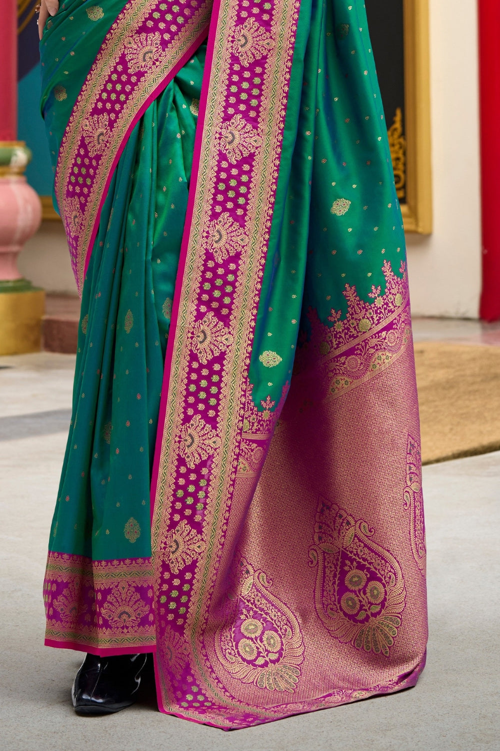 Green Soft Silk Saree