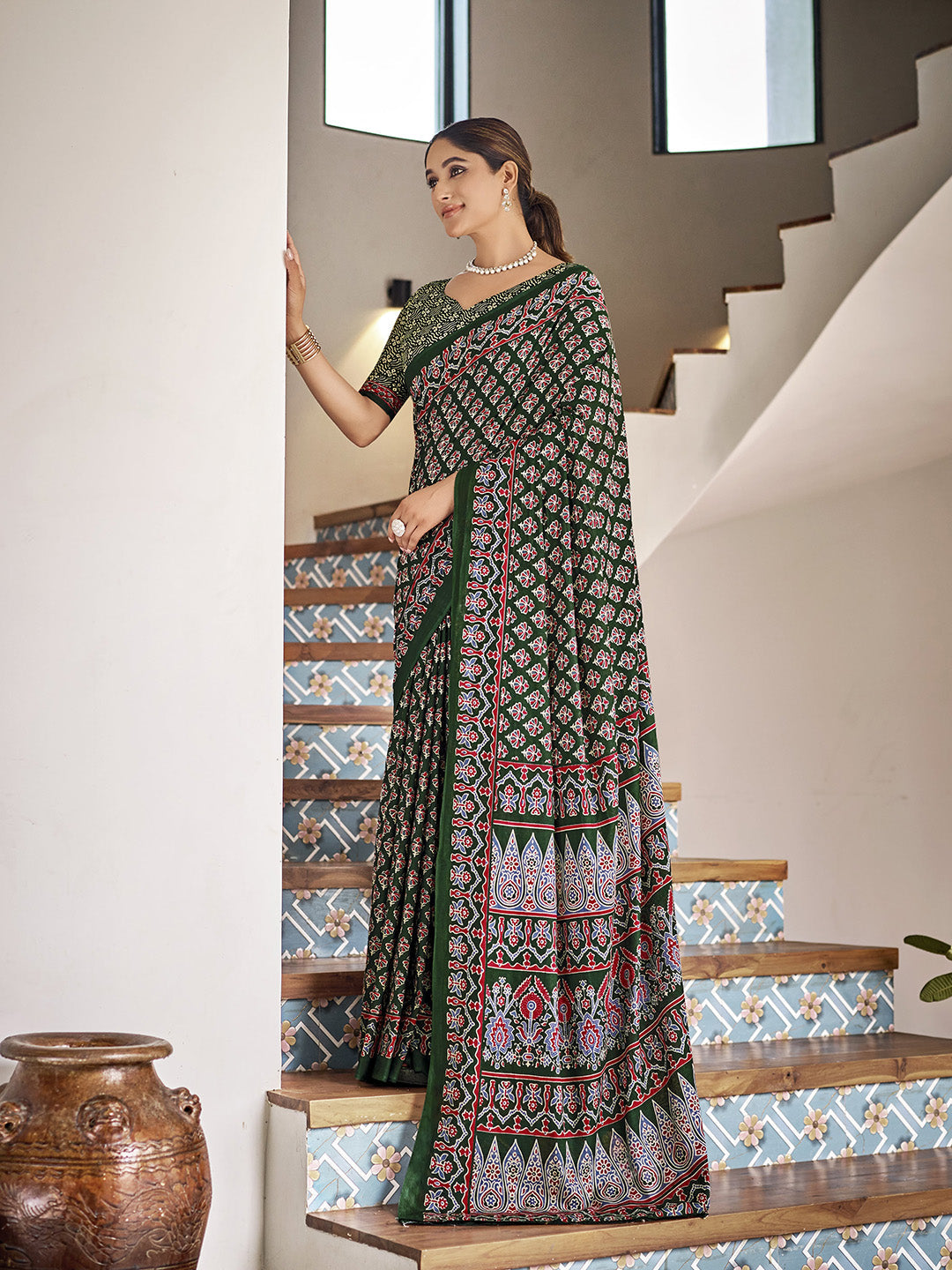 Multi Colour Mulmul Cottons Saree