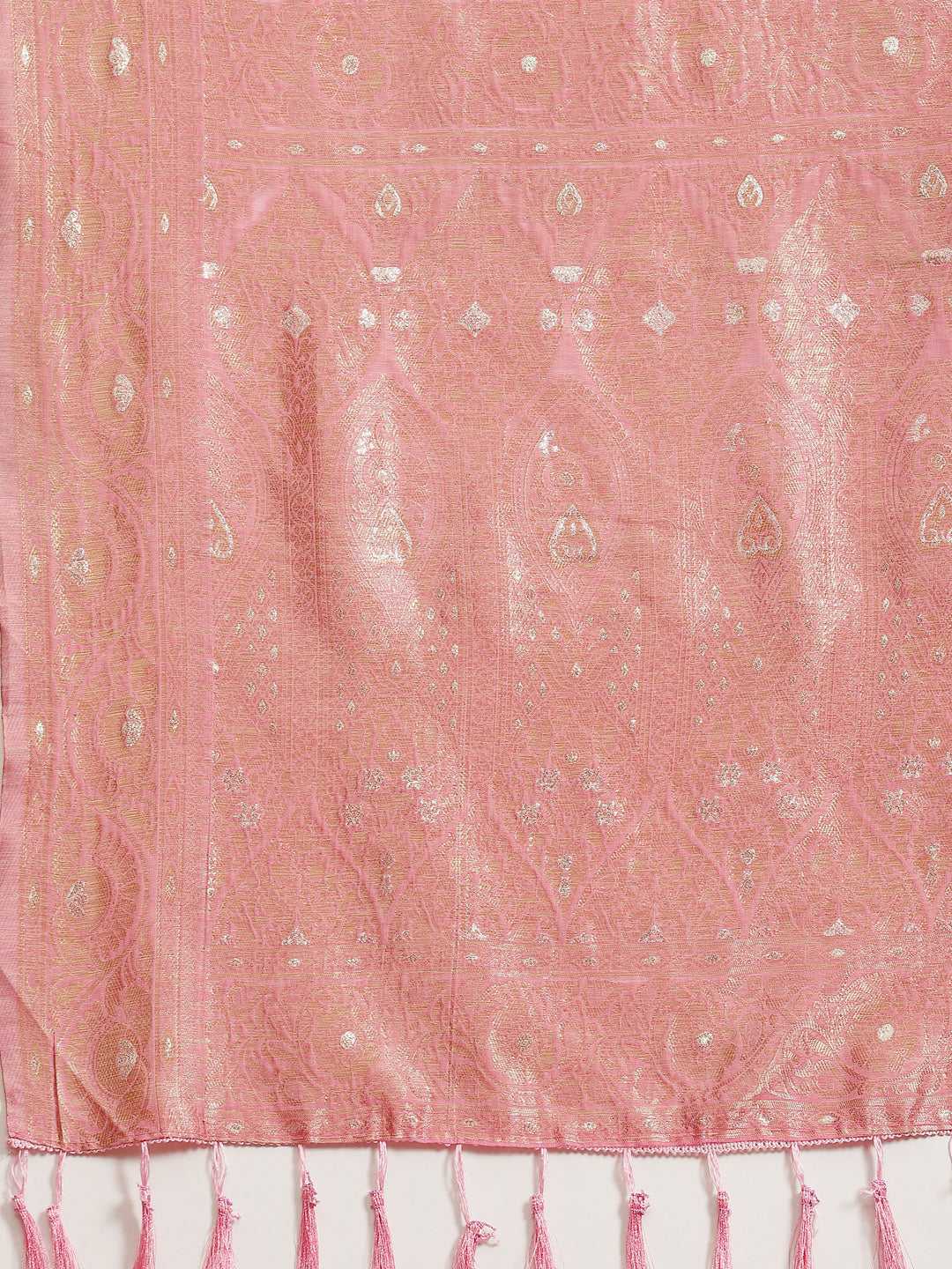 Buy Baby Pink Paithani Silk Saree Nitaraa