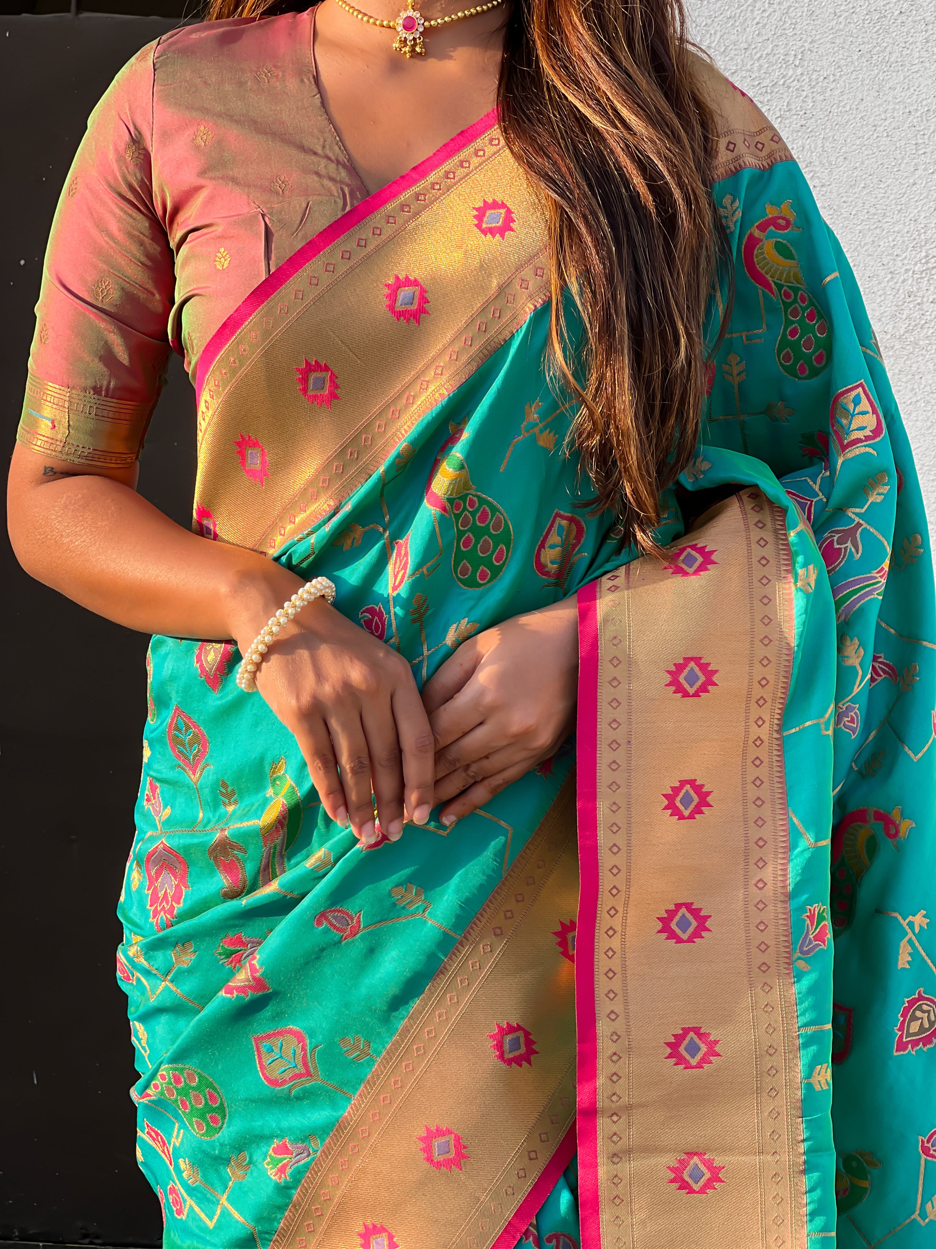 FIROZY SOFT SILK PAITHANI SAREE