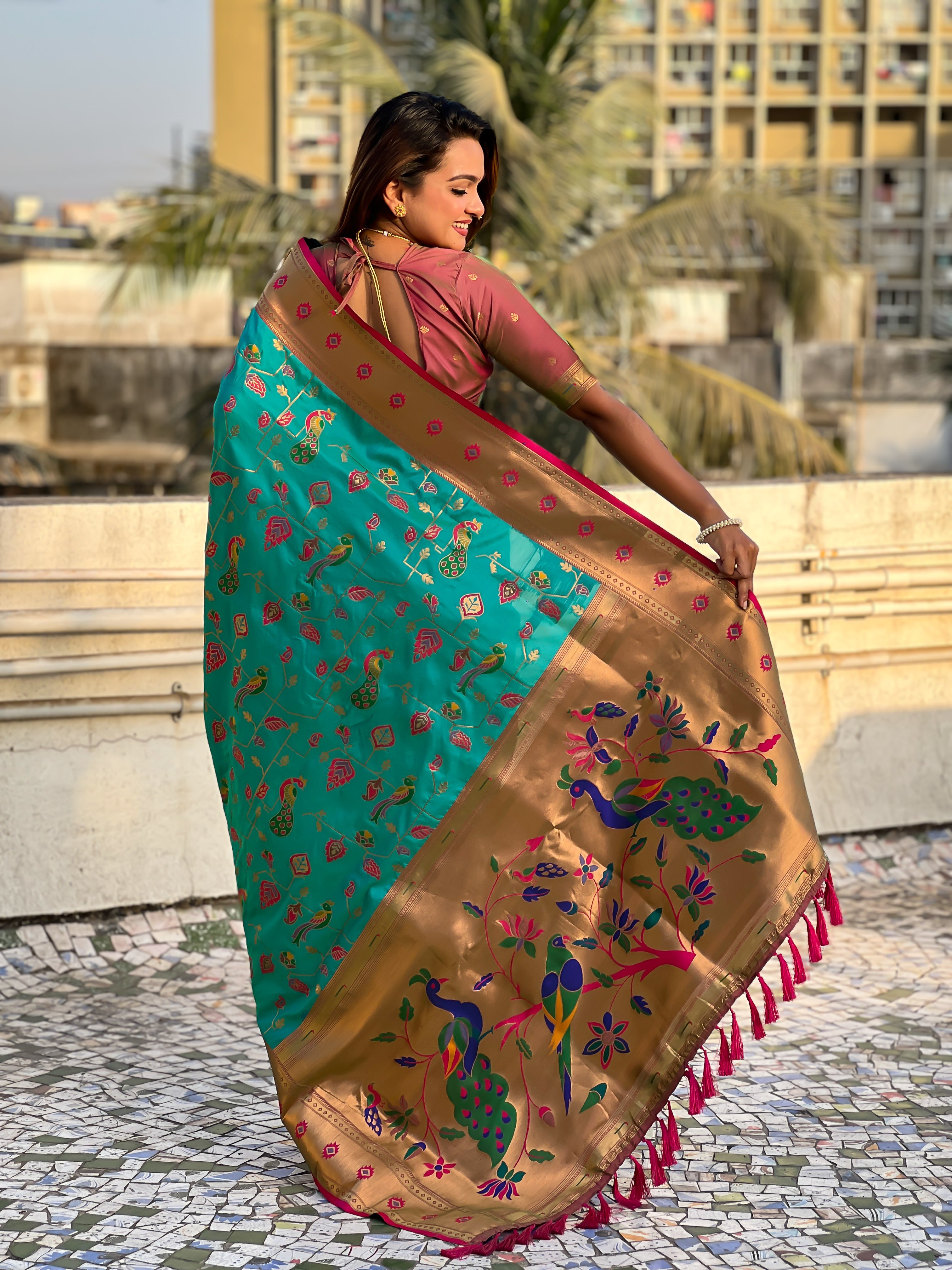 FIROZY SOFT SILK PAITHANI SAREE