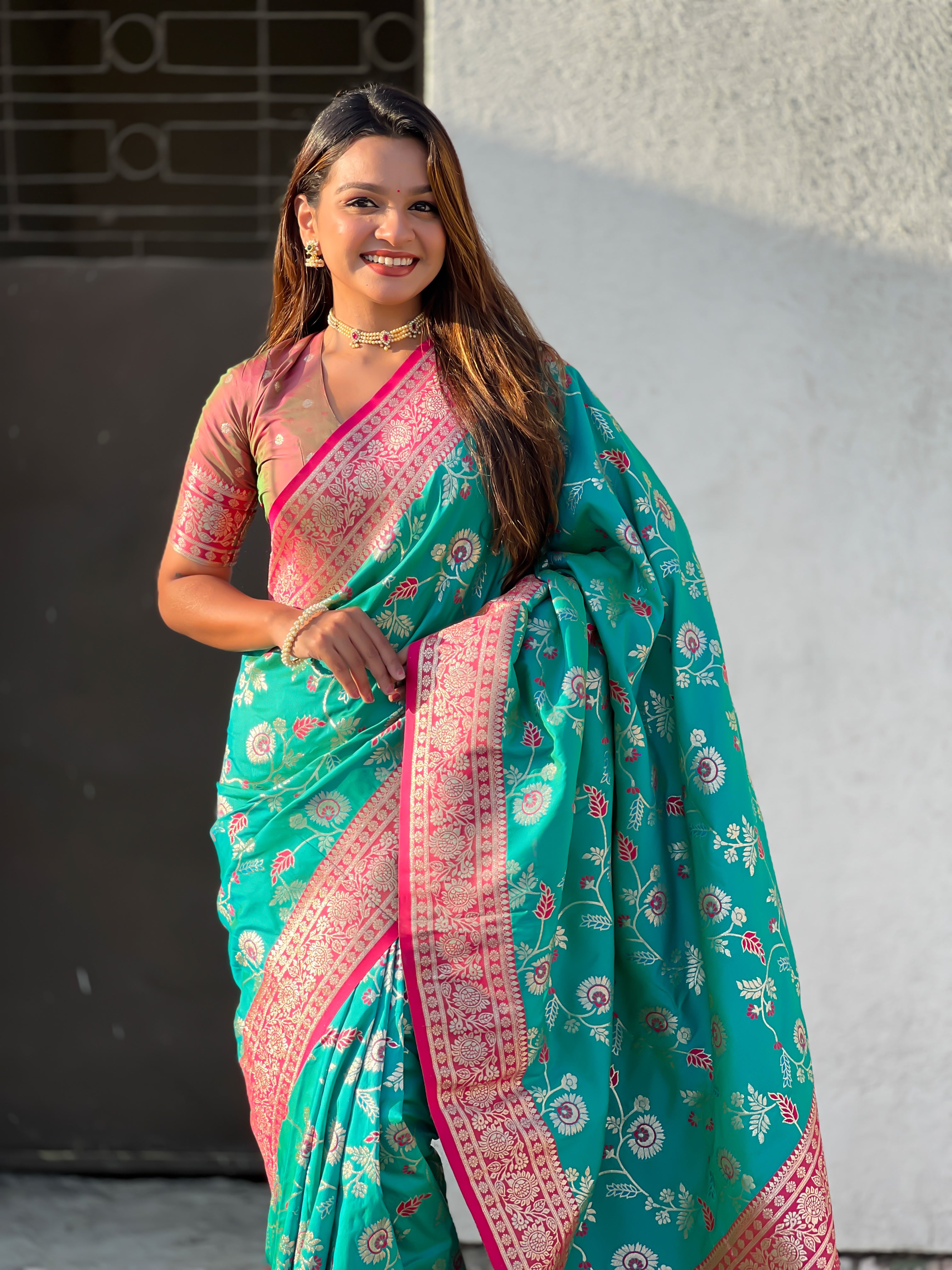 FIROZY BANARASI SILK SAREE