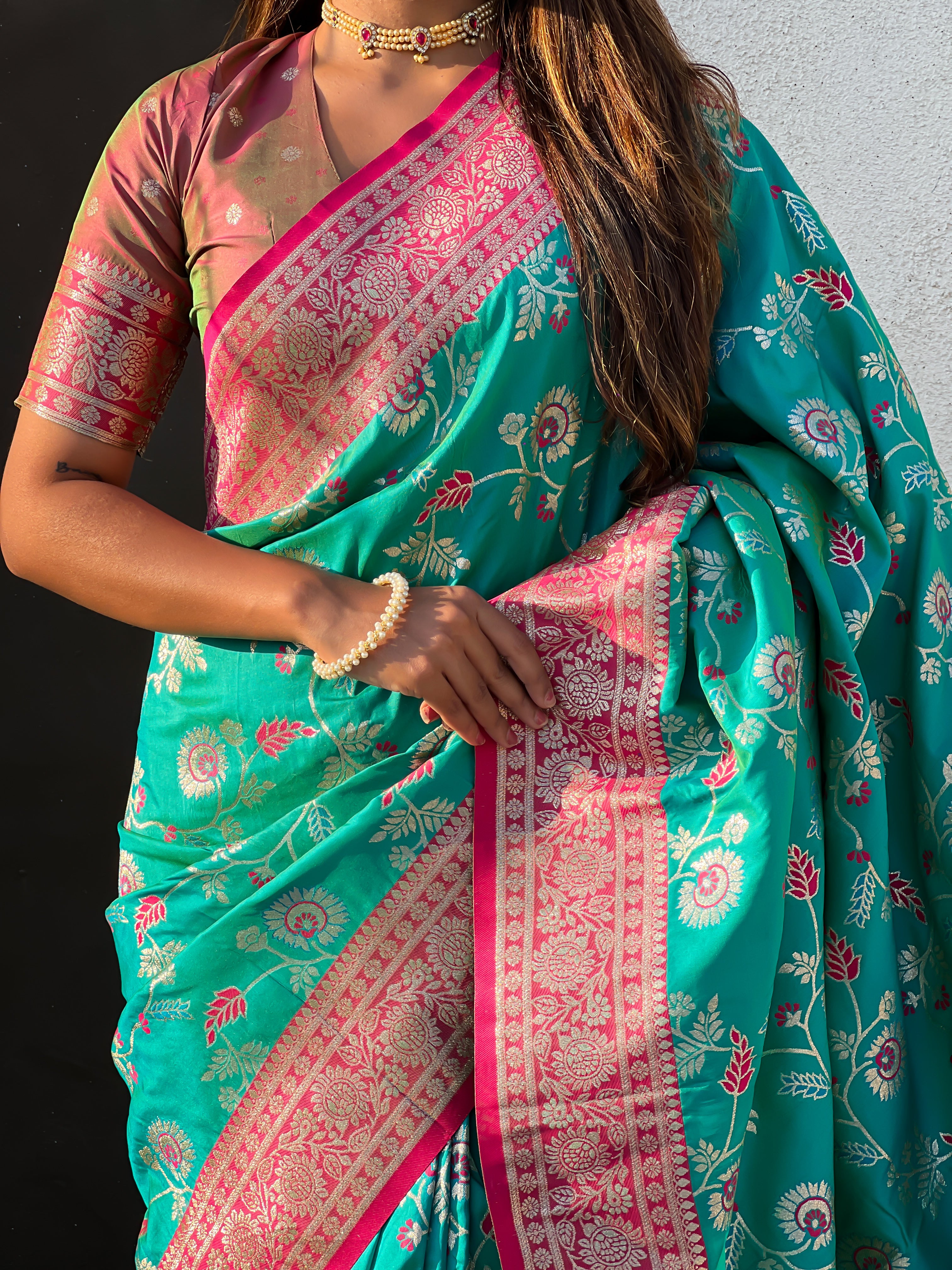 FIROZY BANARASI SILK SAREE