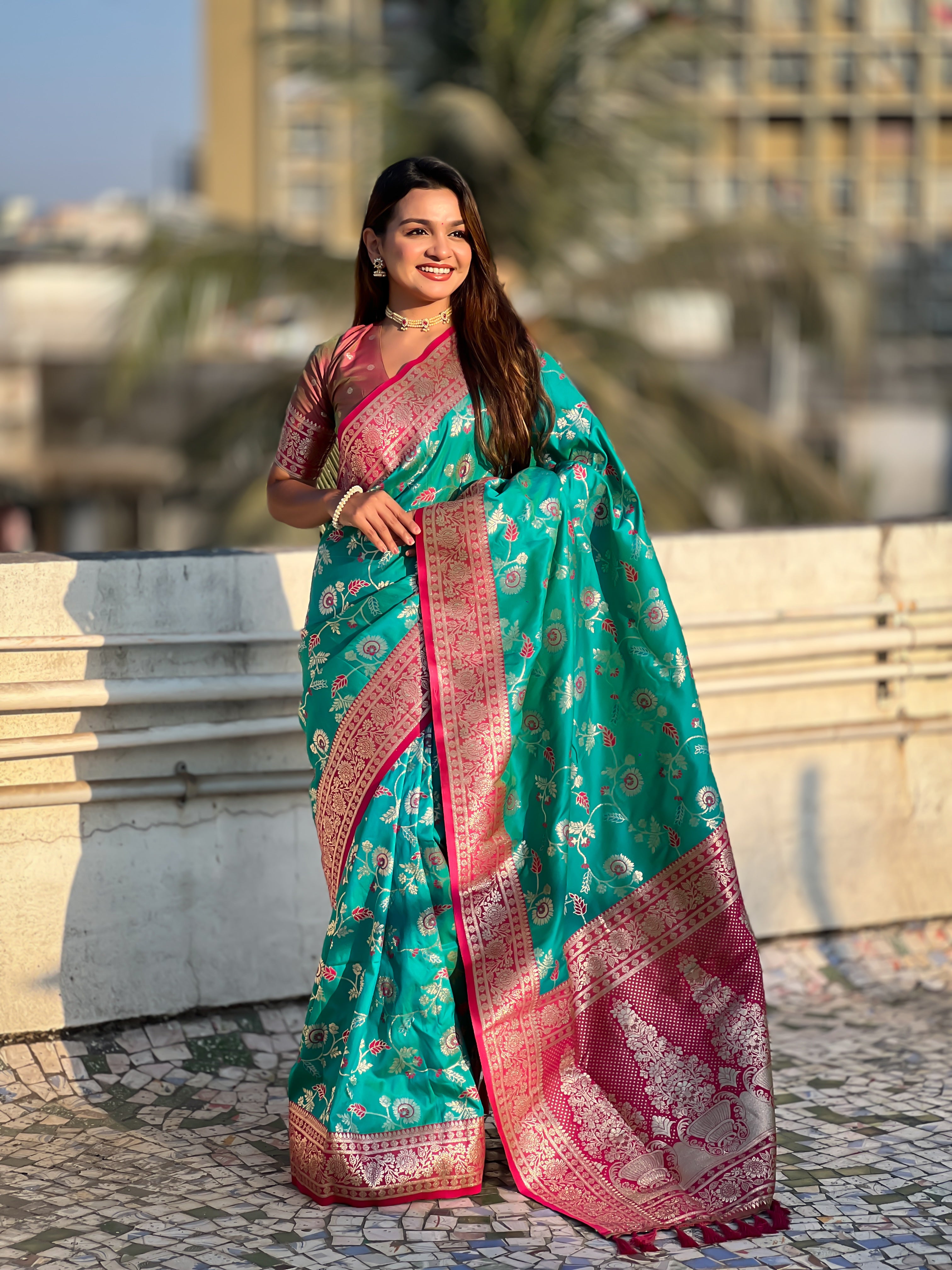 FIROZY BANARASI SILK SAREE