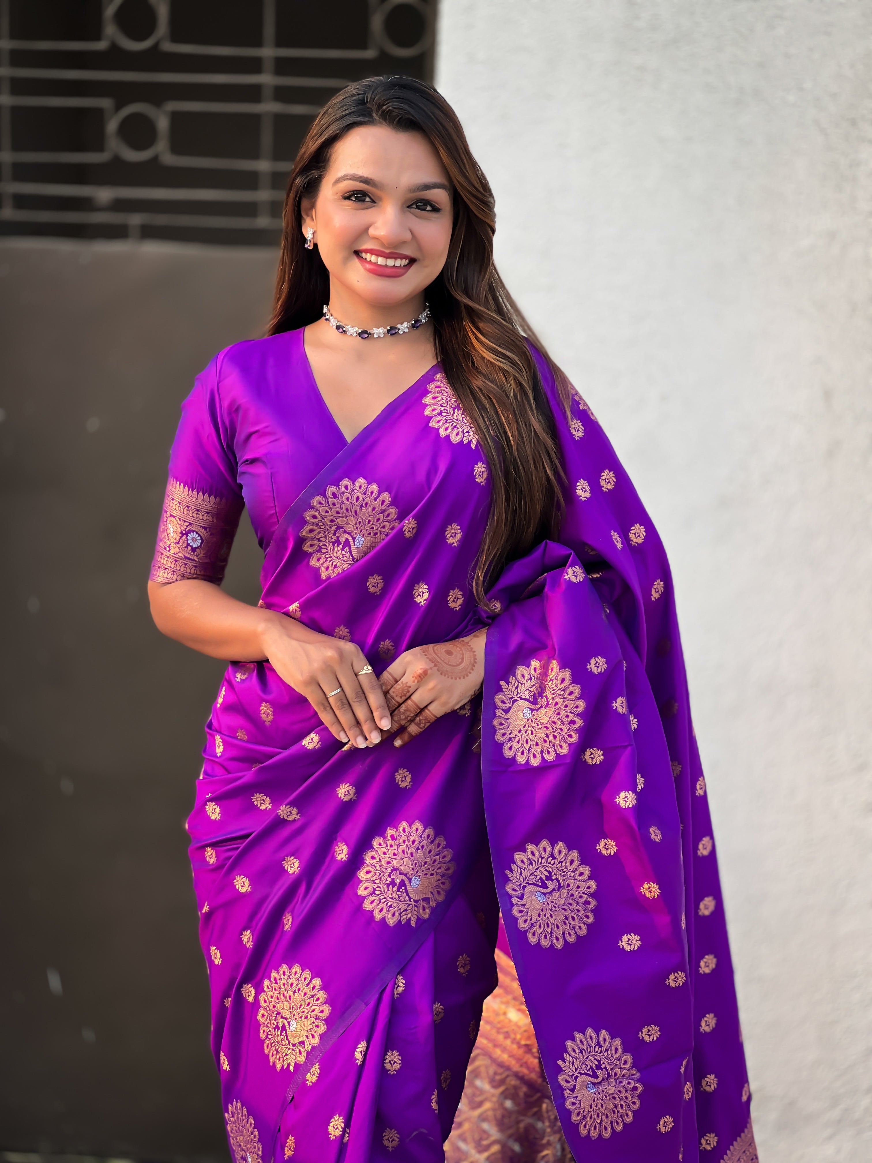 BENGANI BANARASI SILK SAREE