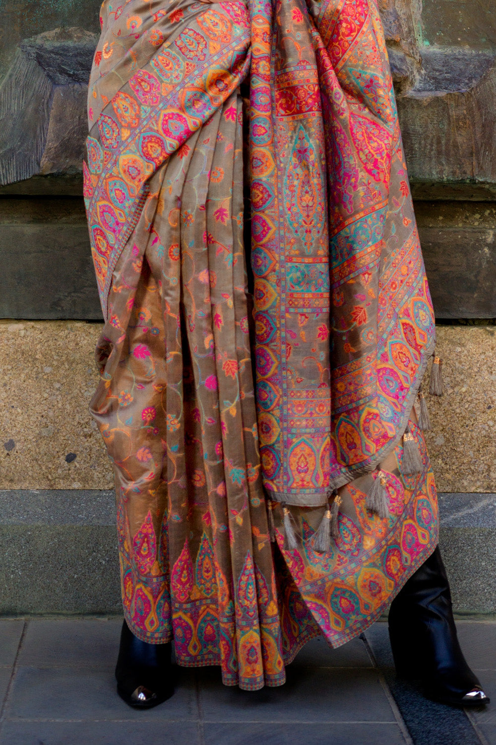 Buy Yellow And Red Patna Patol Pure Silk Saree Nitaraa