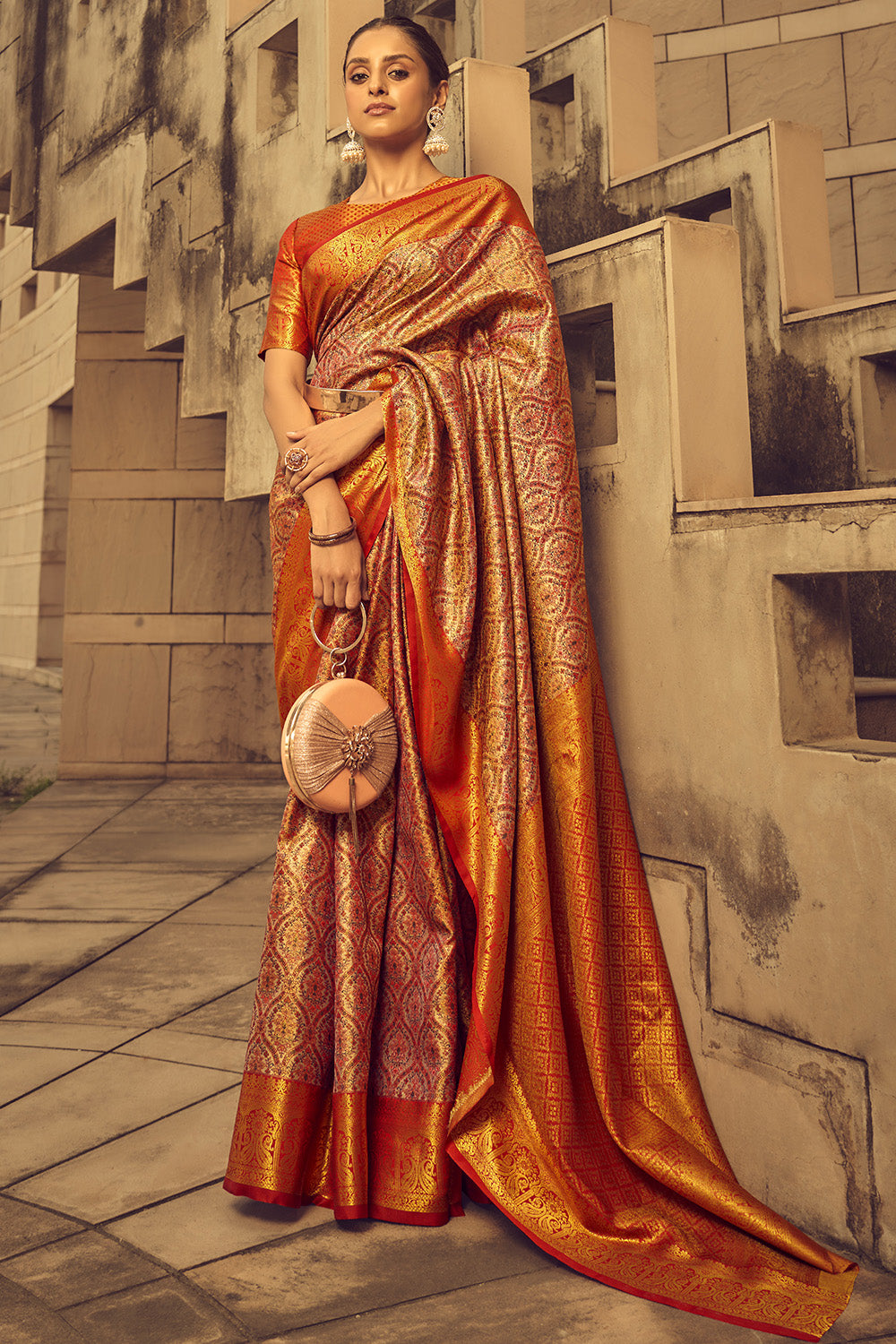 Buy Parrot Green Banarasi Silk Saree With Blouse Piece Nitaraa