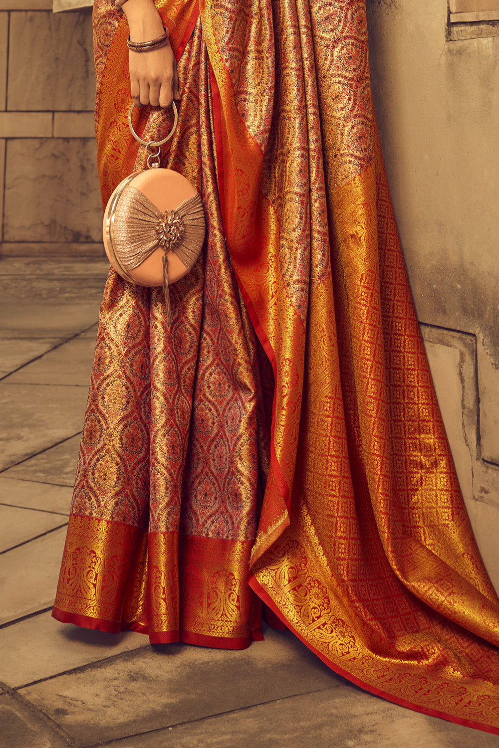 Buy Green Banarasi Silk Saree With Blouse Piece Nitaraa