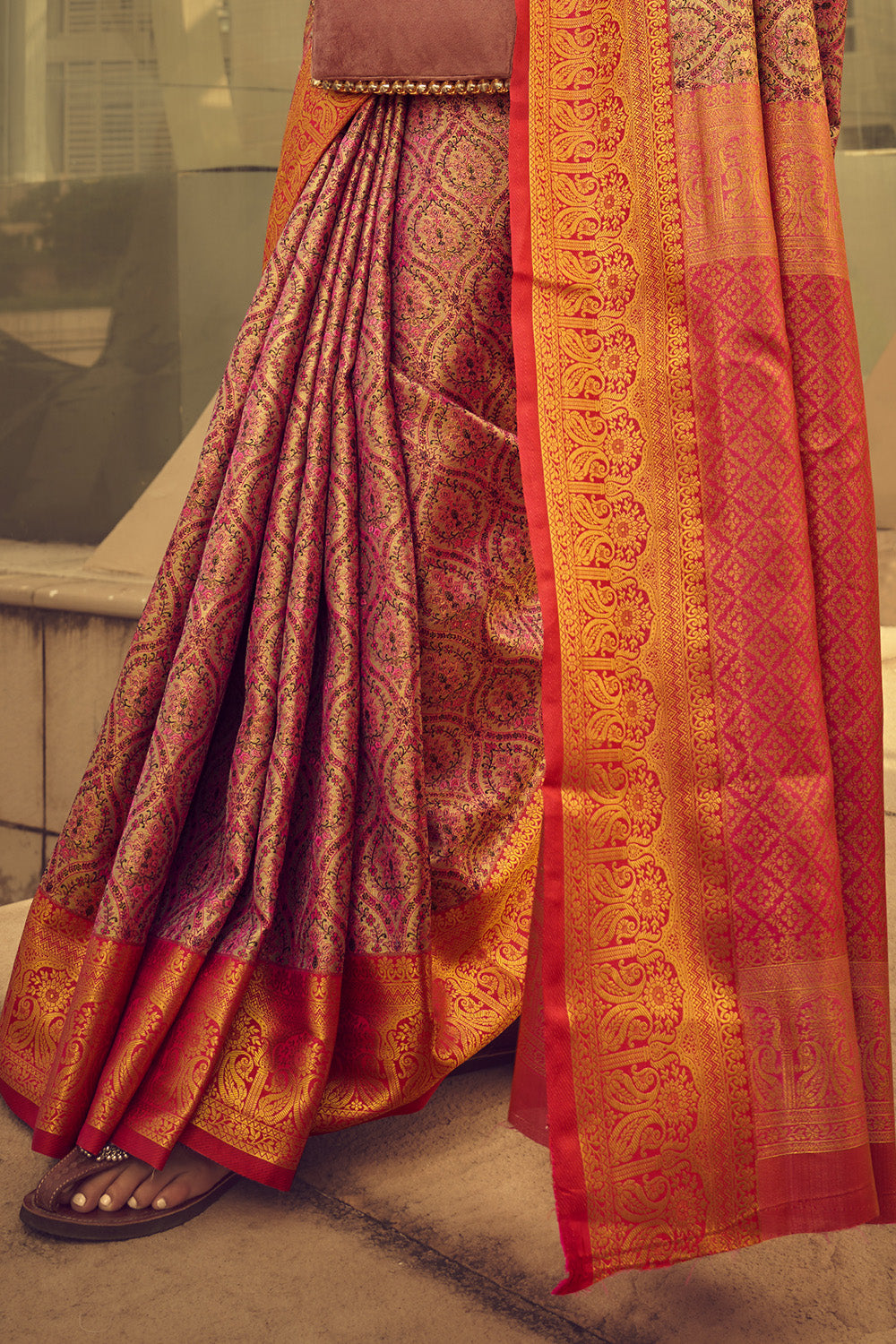 Buy Lime Green Banarasi Saree Nitaraa
