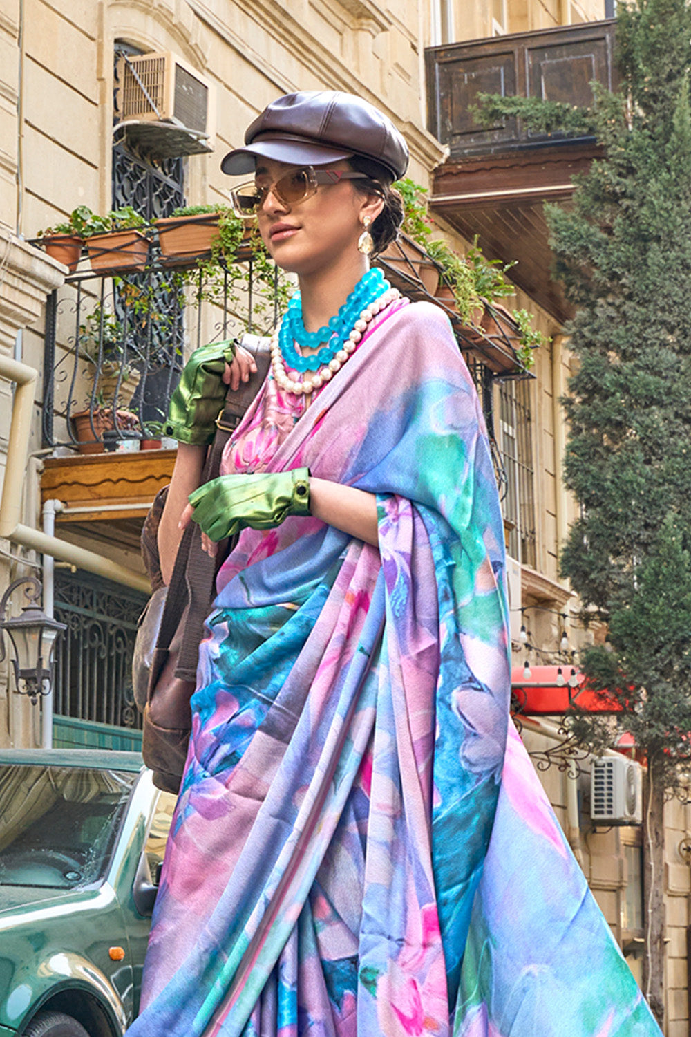 Buy Deep Blue Dola Silk Saree Nitaraa