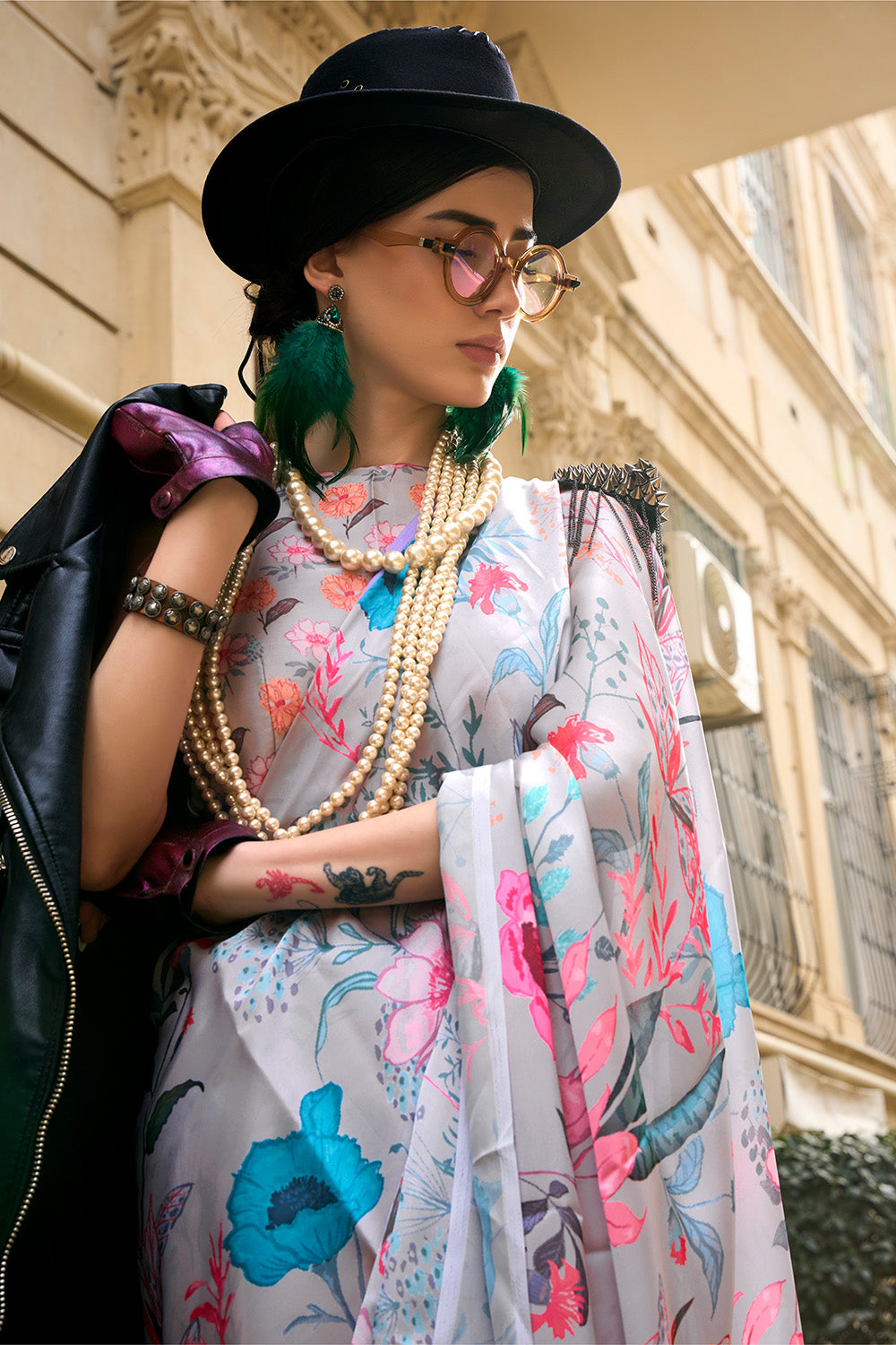 Buy Dark Green IIkal Saree Nitaraa