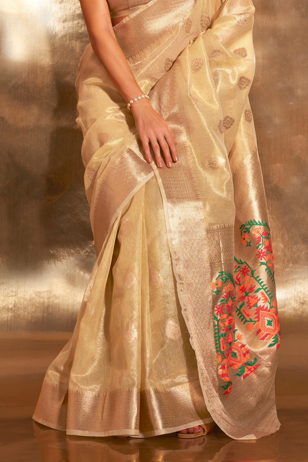 Buy Teal Green Kanjivaram Saree Nitaraa