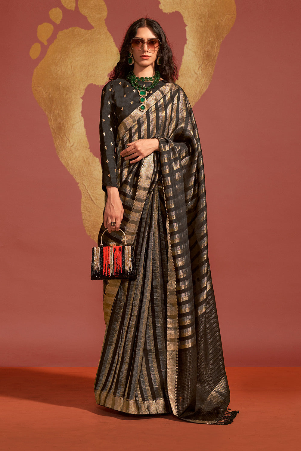Buy Grey Purple Dual Tone Patola Saree Nitaraa