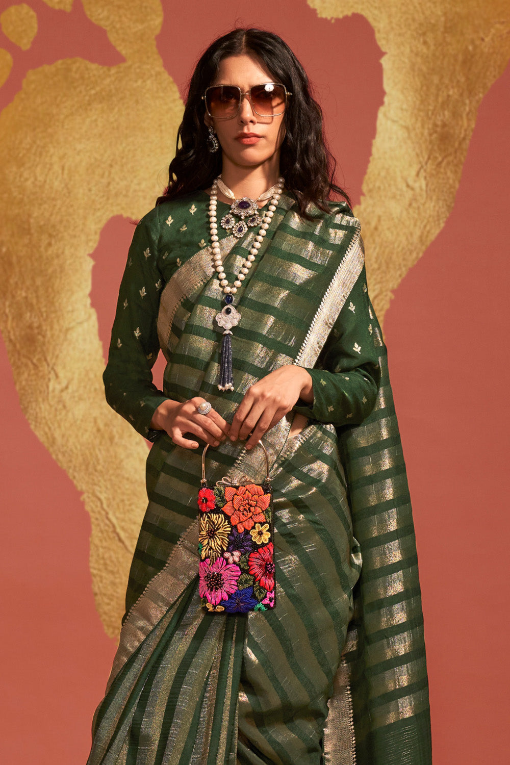 Buy Dijon Yellow Banarasi Saree Nitaraa