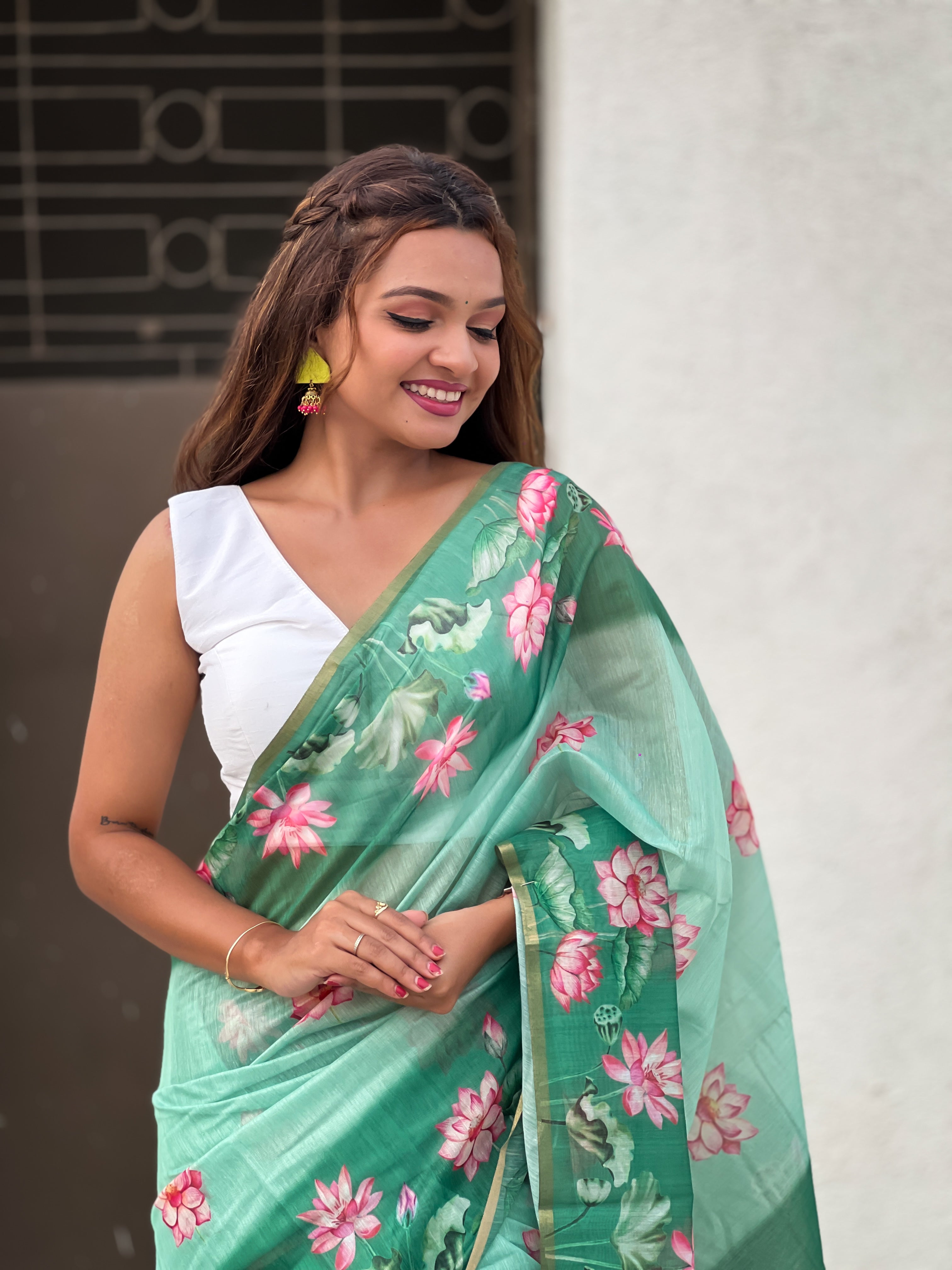 RAMA BANARASI SILK BLEND SAREE
